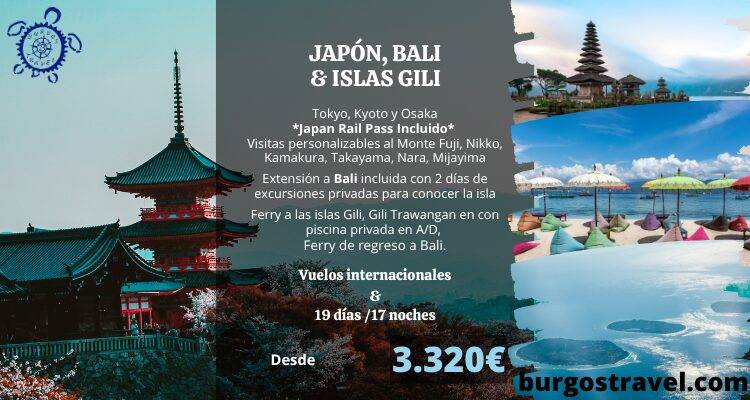 PROGRAMA JAPÓN, BALI & ISLAS GILI