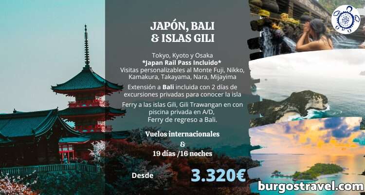 PROGRAMA JAPÓN, BALI & ISLAS GILI