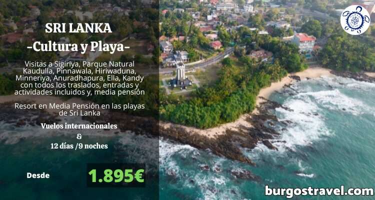 PROGRAMA SRI LANKA - CULTURA & PLAYA