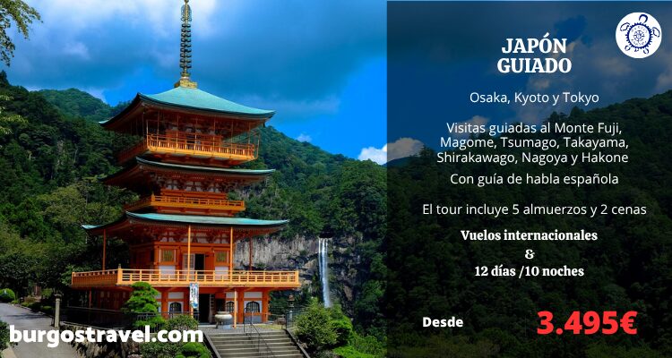 Programa Japón guiado con Tokio, Kioto y Osaka organizado por Burgos Travel