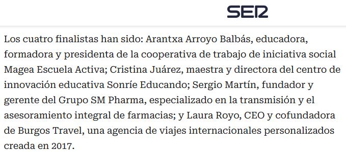 Burgos Travel en Cadena SER